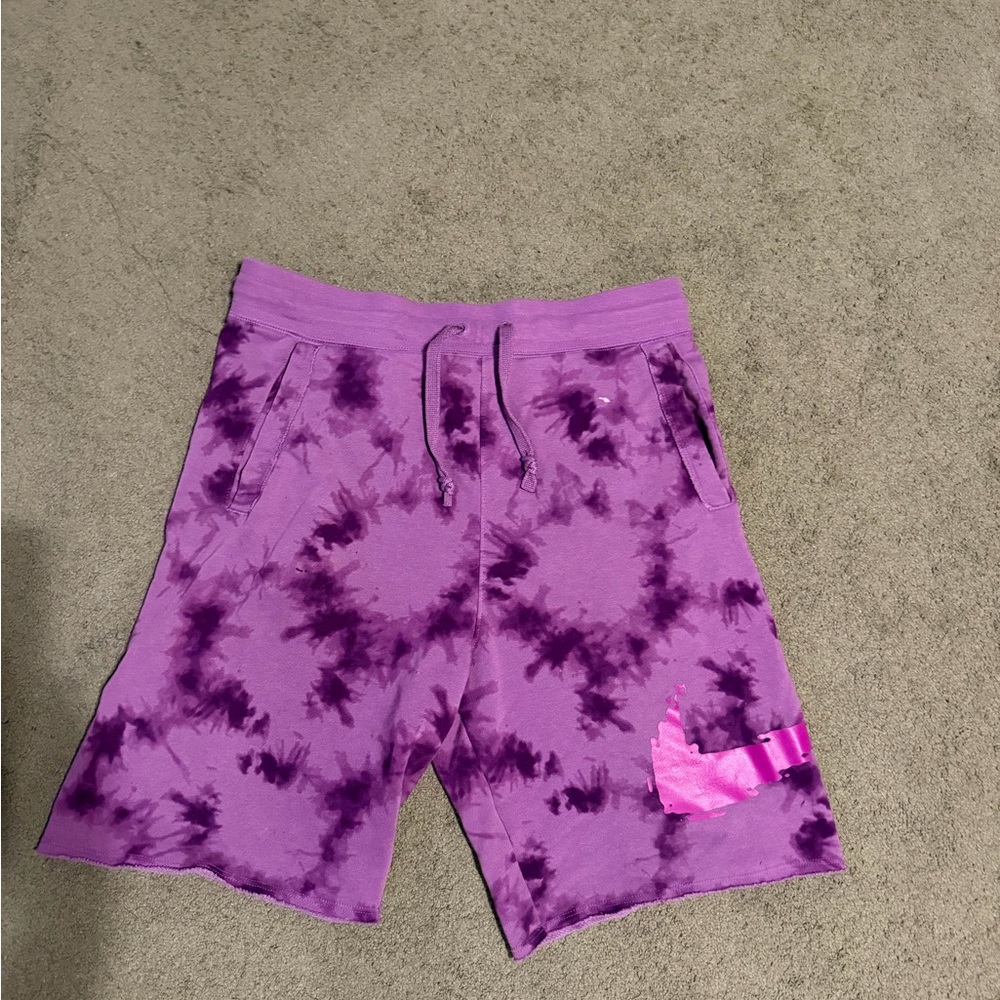 Nike Purple Tie-Dye Women's Shorts